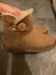 UGG ブラウン　ムートンブーツ