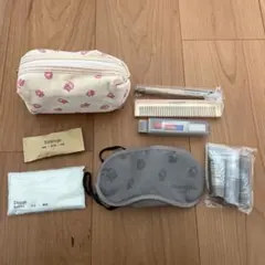 ハワイアン航空 アメニティ　ポーチ付 ハワイアンエアライン