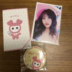 TWICE ファンミオフラインくじ ラブリー缶バッチ　モモ
