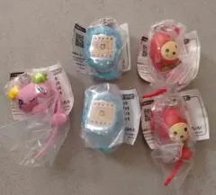 【新品】たまごっち カラフルマルチチャーム 5点セット