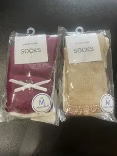 新品未使用　プティマイン 靴下16-18cm 4足セット