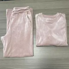 ウルトラストレッチスムースセット　長袖　M レディース　ピンク