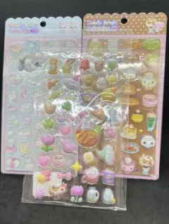 ぷっくりシール　キャンディドロップシール　3種