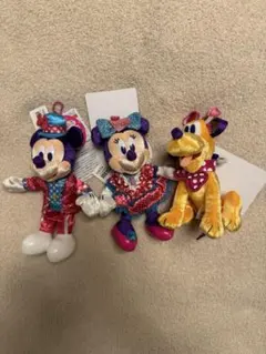 ミニー パルパルーザ ぬいぐるみバッジ ミッキー プルート