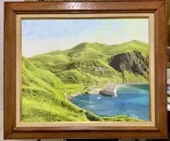 油彩画Ｆ15号額縁付き