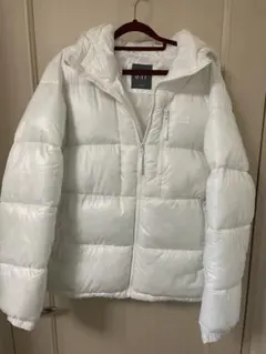 GAP ホワイト ダウンジャケット フード付き