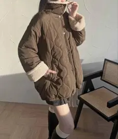 裏ボア キルティングジャケット