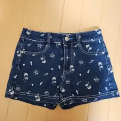 デニムハーフパンツ 140サイズ