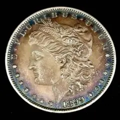 銀貨　1899年　1ドル　 モルガン銀貨　 自由の女神 イーグル アメリカ古銭