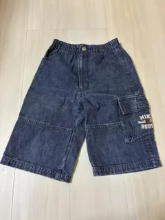 ミキハウス デニムハーフパンツ 120cm