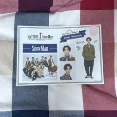 Snow ManSixTONES 1stAnniversaryステッカー渡辺翔太