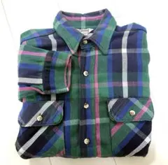 80s90s FIVE BROTHER ネルシャツ USA製 BIG MAC