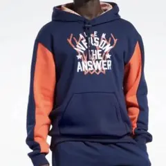 リーボック　アイバーソン バスケットボール フリース フーディー