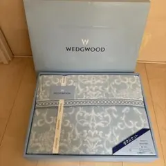 新品未使用 WEDGWOOD タオルケット 140x190cm ジャスパー柄