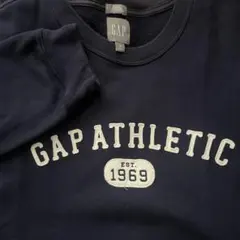 【値下げ可】ヴィンテージ ソフトGAPロゴ アスレチックグラフィック スウェット