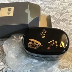 山中漆器 弁当箱 小判型