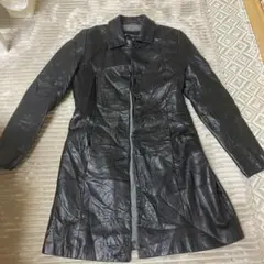 ヴィンテージ ブラックレザージャケット