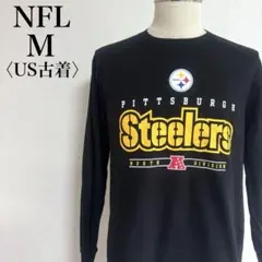NFL ピッツバーグ スティーラーズ ロンT 長袖Tシャツ ブラック 好デザインのサムネイル