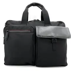 Paul Smith ナイロン大容量ビジネスバッグ【革部分劣化あり】