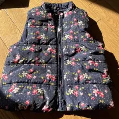 baby GAP 花柄ダウンベスト サイズ2
