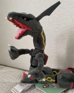 黒いレックウザ　ポケモンフィット ぬいぐるみ pokemonfit