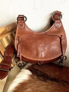 Ralph Lauren ラルフローレン 本革 レザー ショルダーバッグ