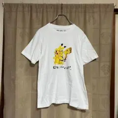 ピカチュウ半袖Tシャツ　コットン100% ポケモン×ユニクロ　メンズＳサイズ相当
