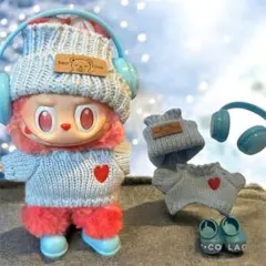 ラブブ ぬいぐるみ服 4点セット 推し活 LABUBU セーター 着せ替え 靴