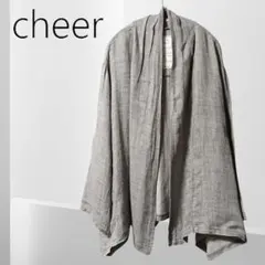 cheer札幌2025summer catalogリネン羽織未使用品 cheer札幌2025summer catalogリネン羽織未使用品