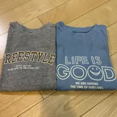 F・O・インターナショナル　ロングTシャツ （薄手）２枚セット　130cm