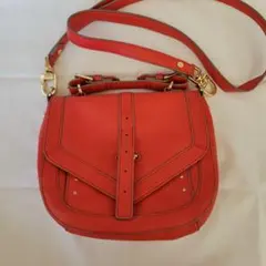 Tory Burch レザー ショルダーバッグ レッドのサムネイル