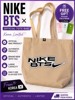 【値下げ中】NIKE BTS Official Tote Bag Koreaのサムネイル