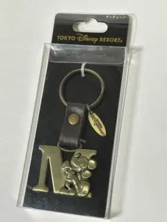 東京ディズニーランド ミッキーマウス イニシャル Mキーホルダー