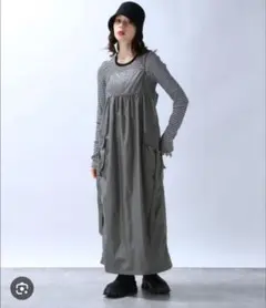 （限定お値下げ）JEANASIS ラスターフラップポケットジャンスカ