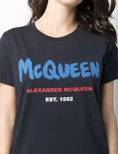 Alexander McQueen グラフィティロゴTシャツ XSのサムネイル