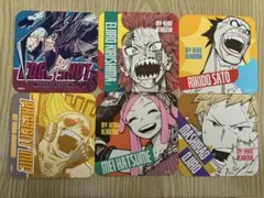 僕のヒーローアカデミア アートコースター 6枚 まとめ売り