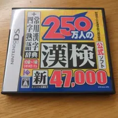 ニンテンドーDS ソフト 漢検
