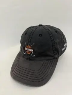 【Harley-Davidson】ハワイ　ワイキキ　ゴルフ　キャップ ブラック