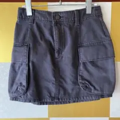 GU カーゴミニスカート　ダークグレー