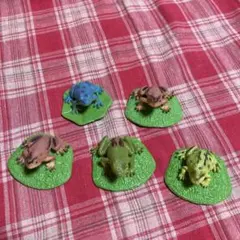 カエルフィギュア 5体セット