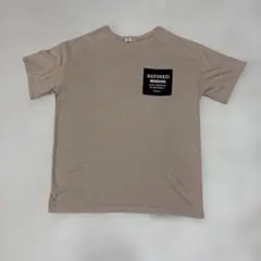INGNI バイカラー 半袖Tシャツ ベージュ×ブラック M