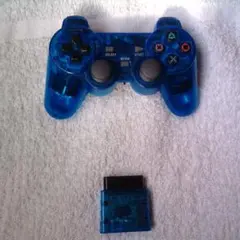 PS2 クリアブルー コントローラー