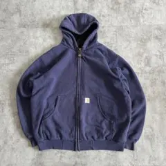 00s Carhartt Full-zip 無地 ネイビー Heavy