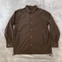 Lサイズ ユニクロ +J オーバーサイズ シャツブルゾン ブラウン　ジルサンダー