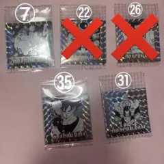 ドラゴンボール40周年記念 オリジナルイラスト ウエハースシール2 5枚セット