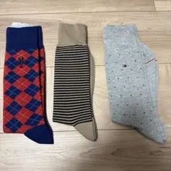 コールハーン TOMMY HILFIGER メンズ靴下3足のサムネイル