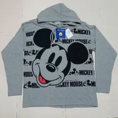 紙タグ付き未使用品 80~90s Disney ミッキーマウス 長袖カットソー