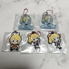 ラブライブ μ's ラバーキーホルダー アクリルオブジェキーホルダー 絢瀬絵里