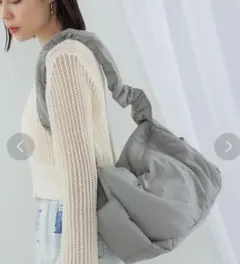 Ray BEAMS / ナイロン ショルダー バッグ グレーのサムネイル