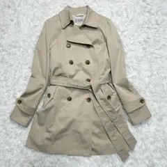 【美品】レミュー トレンチコート ライナー付き ベージュ Sサイズ
